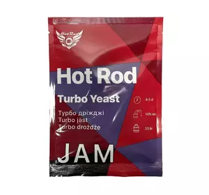 Спиртові турбо дріжджі Hot Rod Jam на 25 л (69 г) для фруктових браг