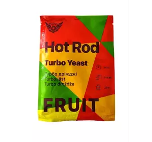 Дріжджі спиртові турбо дріжджі Hot Rod Fruit 60 г на 25 л (60 г) для фруктових браг